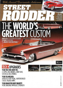 STREET RODDER 2016 JULY - TRI 5'S A-ARMS, DISC BRAKES, SWAY BAR, SHOCKS,SPRINGS